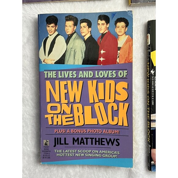 New Kids On The Block Books Magazine Comic NKOTB Lot Pictures Collectable VTG - Picture 6 of 9